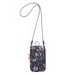 KAVU Essential Case in quiet wildflowers, back view with strap