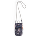 KAVU Essential Case in quiet wildflowers, front view with strap