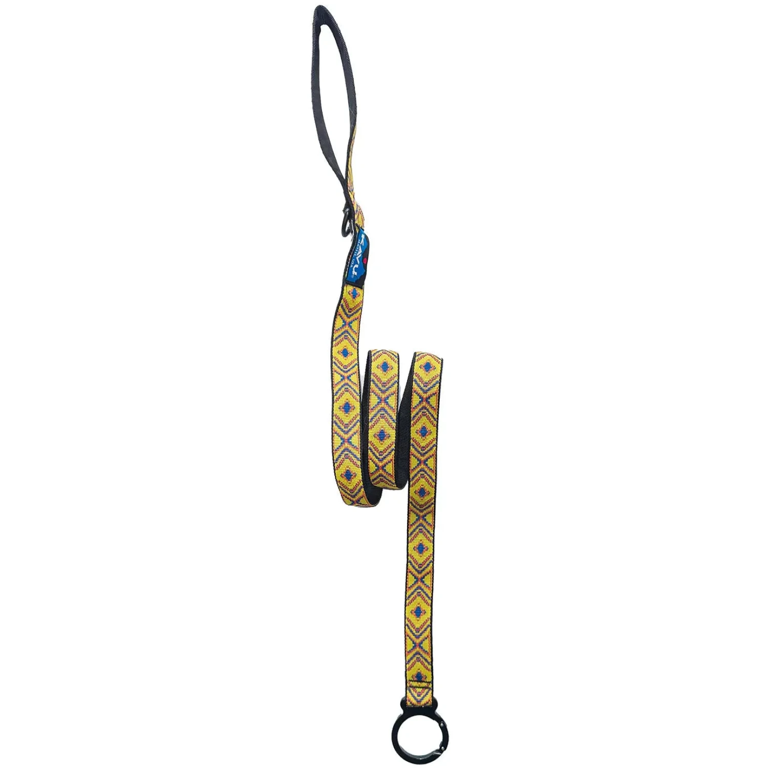 KAVU Leash in yellow geo, front view