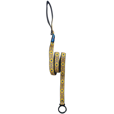 KAVU Leash in yellow geo, front view