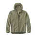 L.L. Bean M's No Fly Zone Jacket, Olive Gray, front view flat