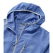 L.L. Bean W's No Fly Zone Jacket, Arctic Blue, front view of hood 