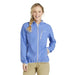 L.L. Bean W's No Fly Zone Jacket, Arctic Blue, front view on model