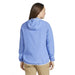 L.L. Bean W's No Fly Zone Jacket, Arctic Blue, back view on model