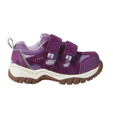 L.L. Bean Toddlers' Trail Model Hikers - Low, Violet Chalk/Purple Clover, side view 