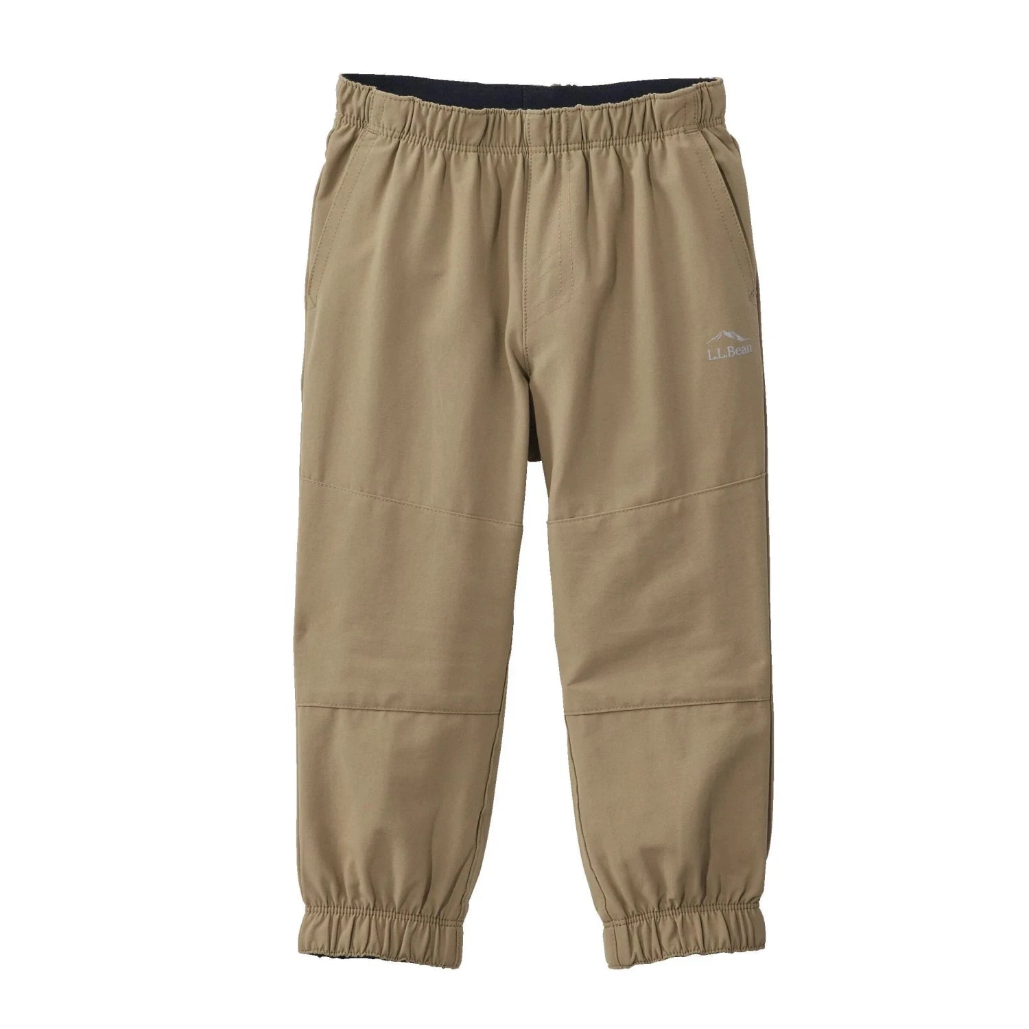 LL Bean Toddlers' Cresta Hiking Joggers shown in the Dark Driftwood color option, Front view.