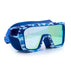 Bling2o Kid's Special Ops Swim Goggles in Battleship Blue, front & side view 