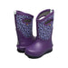 BOGS Kid's Neo-Classic Joyful Jungle Boot in purple multi, pair