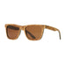 Blue Planet Origins Series Polarized Sunglasses in burl wood, side view