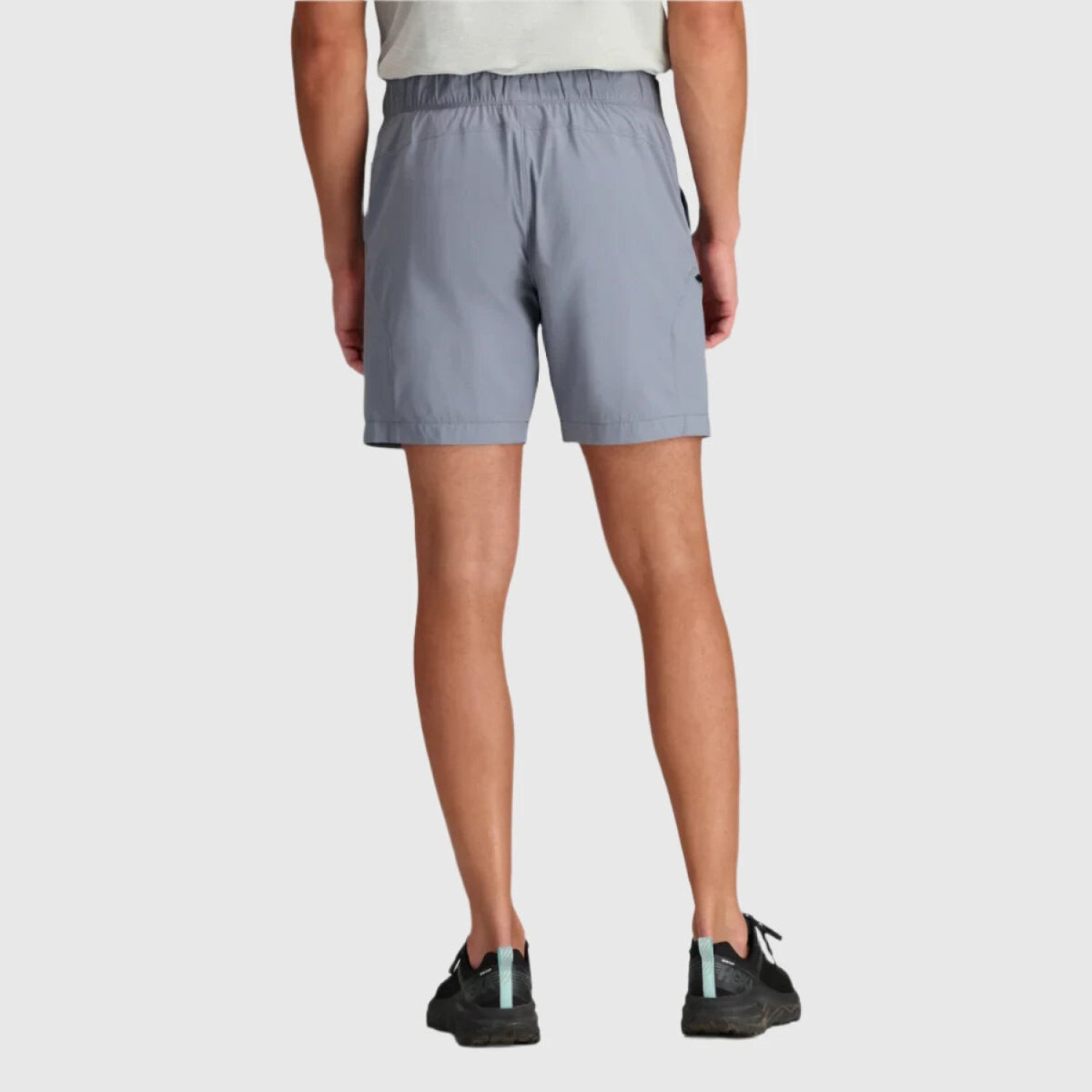 Outdoor Research Men's Astro Shorts - 7" Inseam, shown in the Slate color option at Bearcub Outfitters. Back View