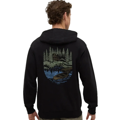 Tentree Men's Getaway Relaxed Hoodie, back view
