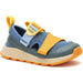 Chaco Kid's Drifter Sandal in elemental blue, front side view