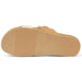 Reef Women's Cushion Vista Sandal in vintage textile, sole view
