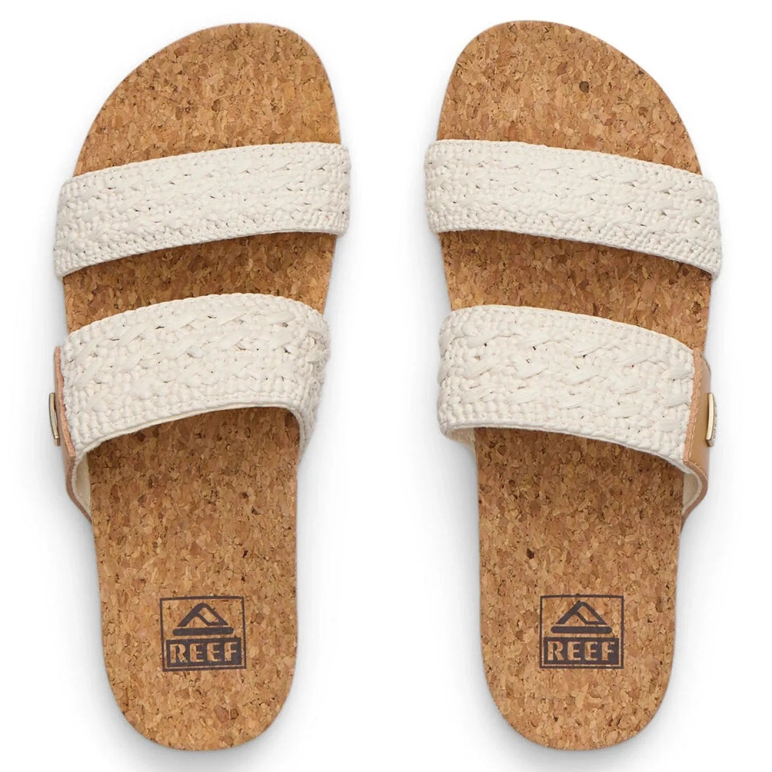 Reef Women's Cushion Vista Sandal in vintage textile, top view
