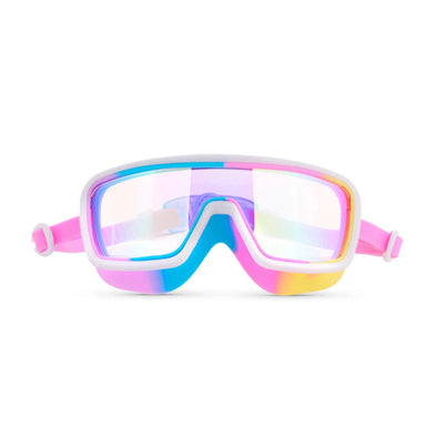 Bling2O Kid's Cyber Swim Goggles in robo rainbow, front view
