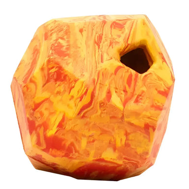 Ruffwear Gnawt-a-Rock™ Toy in salamander orange