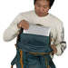 Osprey Daylite Plus 20L in torrent blue, laptop sleeve view