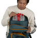 Osprey Daylite Plus 20L in torrent blue, reservoir compatible view