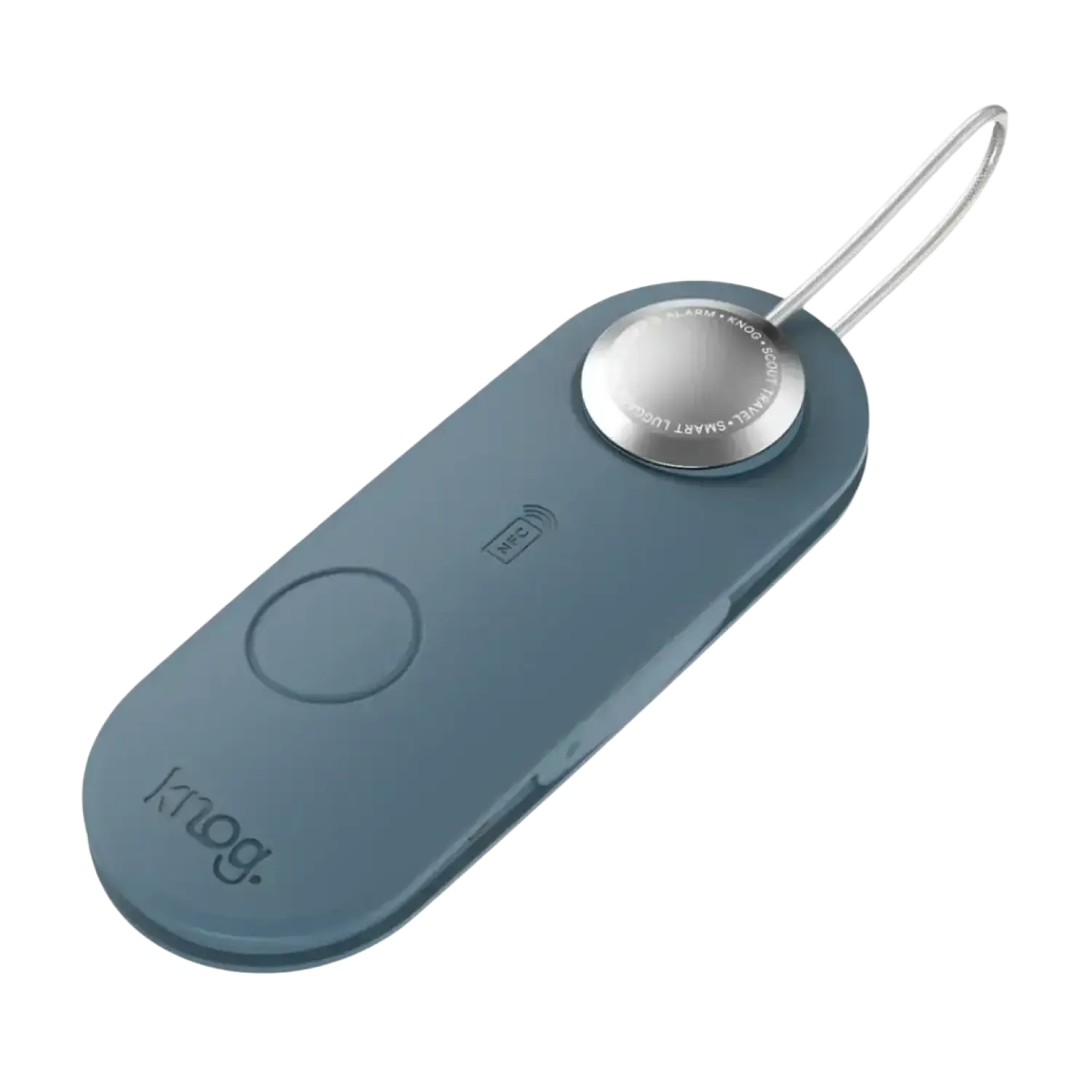 Eagle Creek Knog Scout Travel Smart Luggage Tag in Blue, angle view