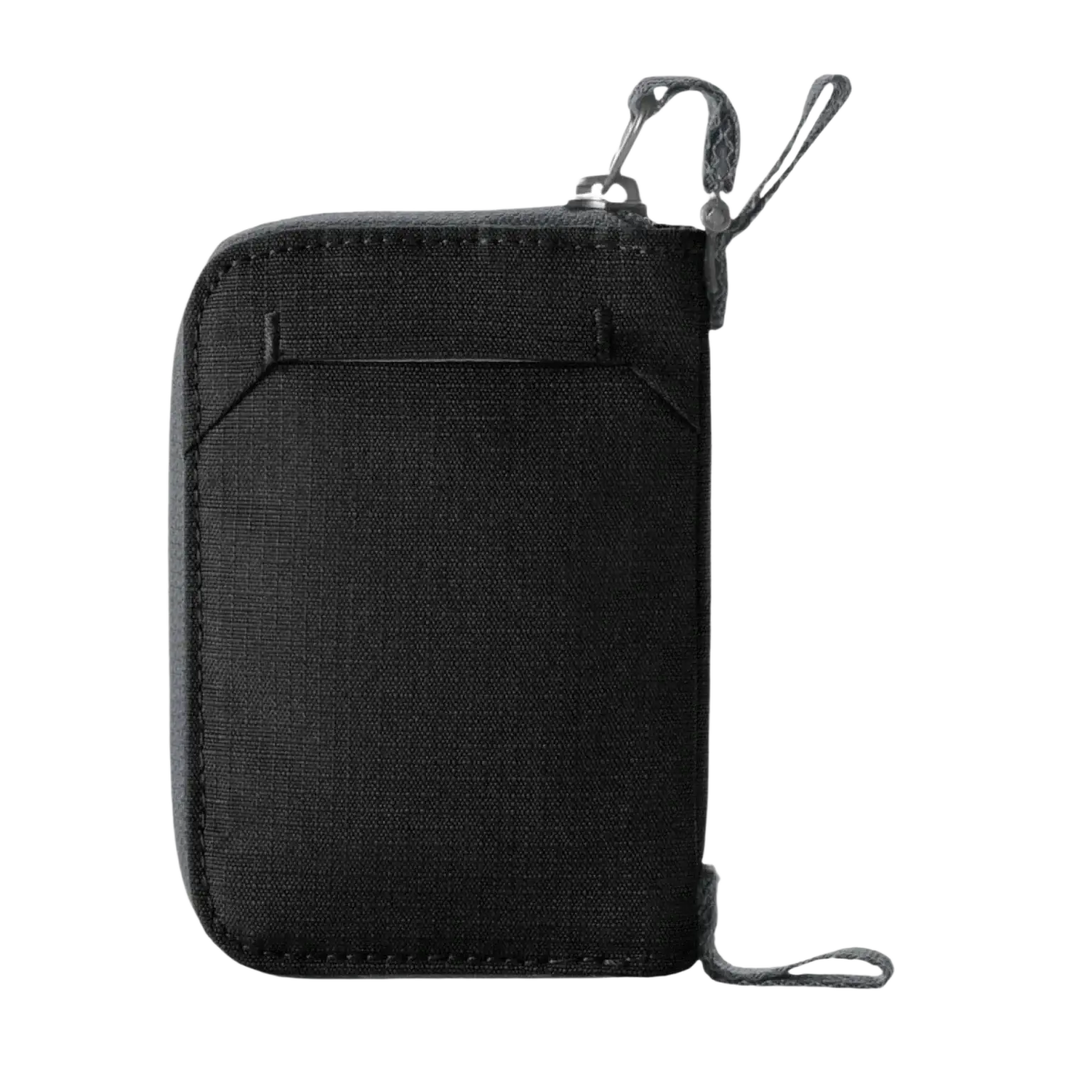 Eagle Creek Stash RFID Zip Wallet in black, back view