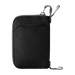 Eagle Creek Stash RFID Zip Wallet in black, back view