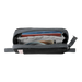 Eagle Creek Stash RFID Zip Wallet in black, open packed view