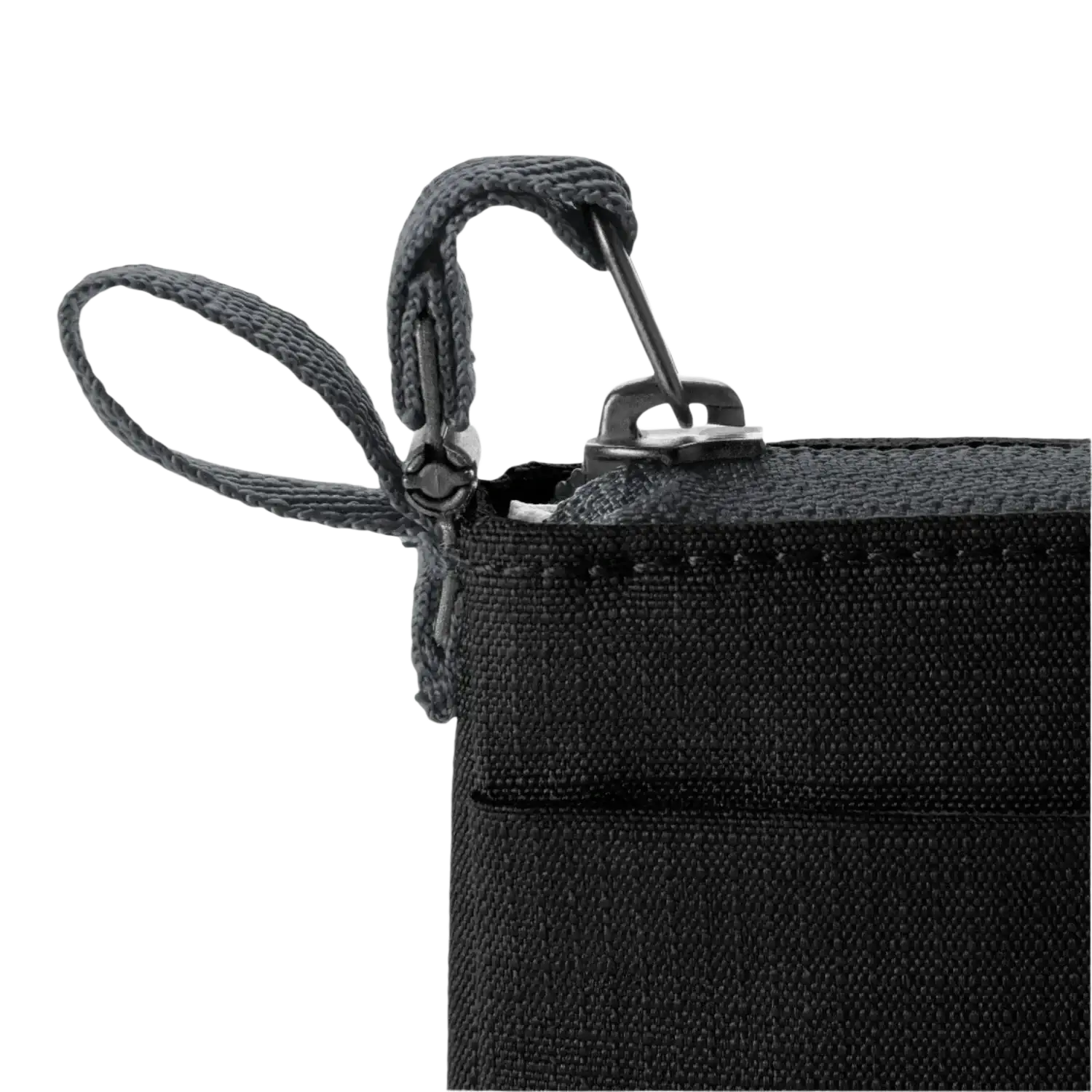 Eagle Creek Stash RFID Zip Wallet in black, zipper lock  view