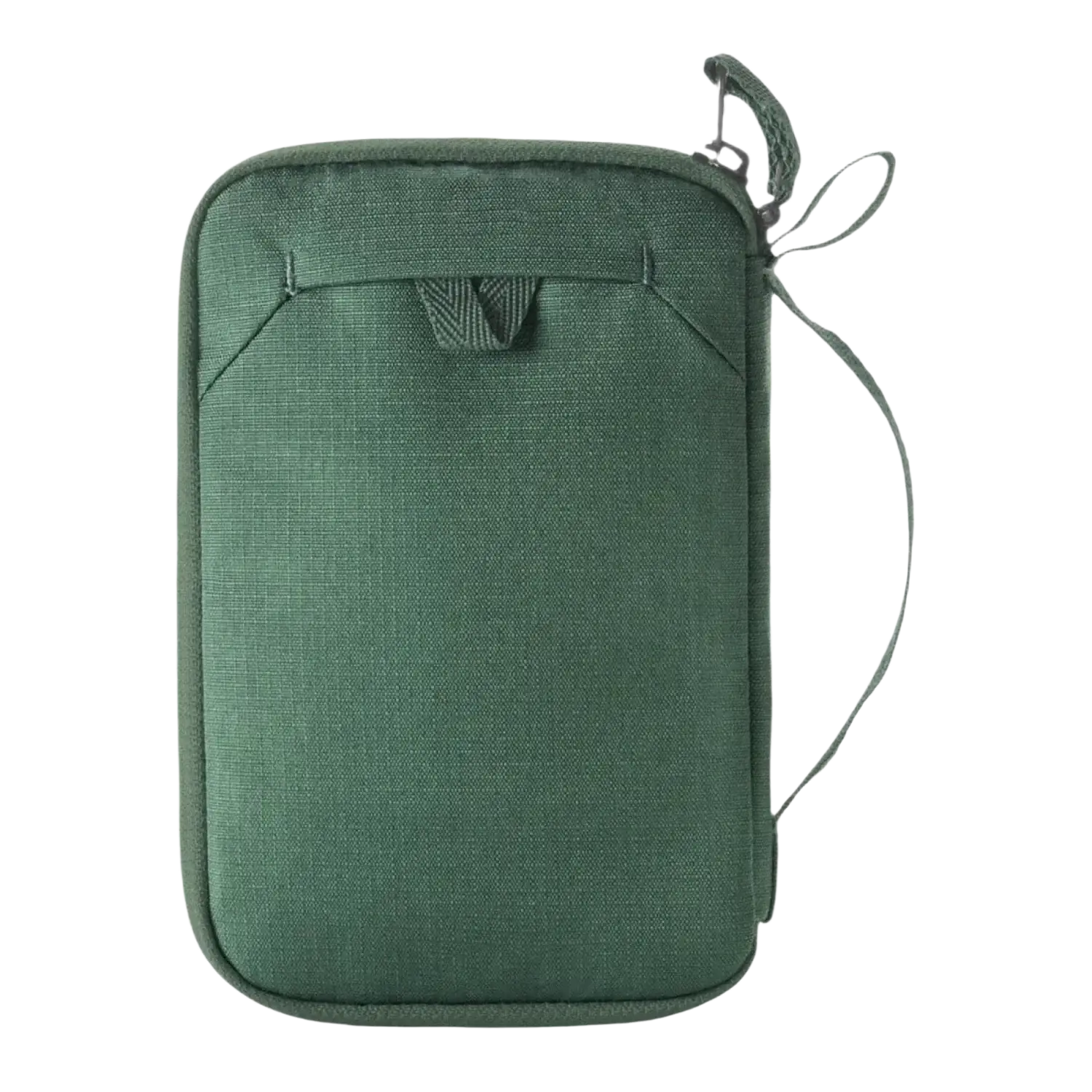 Eagle Creek Stash RFID Passport Wallet in grass green, back view