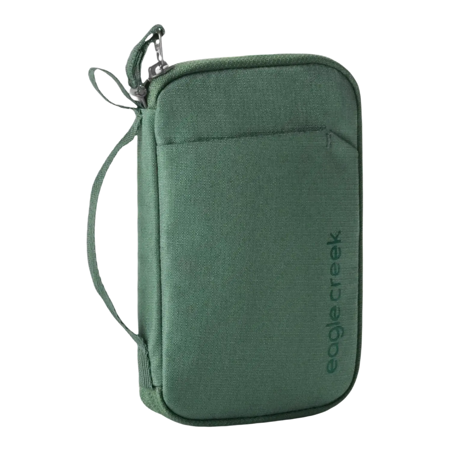 Eagle Creek Stash RFID Passport Wallet in grass green, front view
