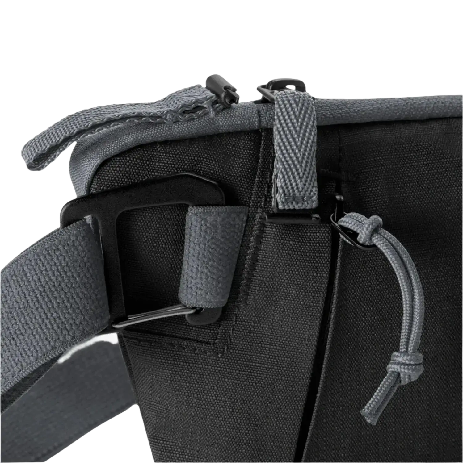 Eagle Creek Stash RFID Crossbody Bag in black, convertible strap view