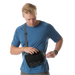 Eagle Creek Stash RFID Crossbody Bag in black, on model 