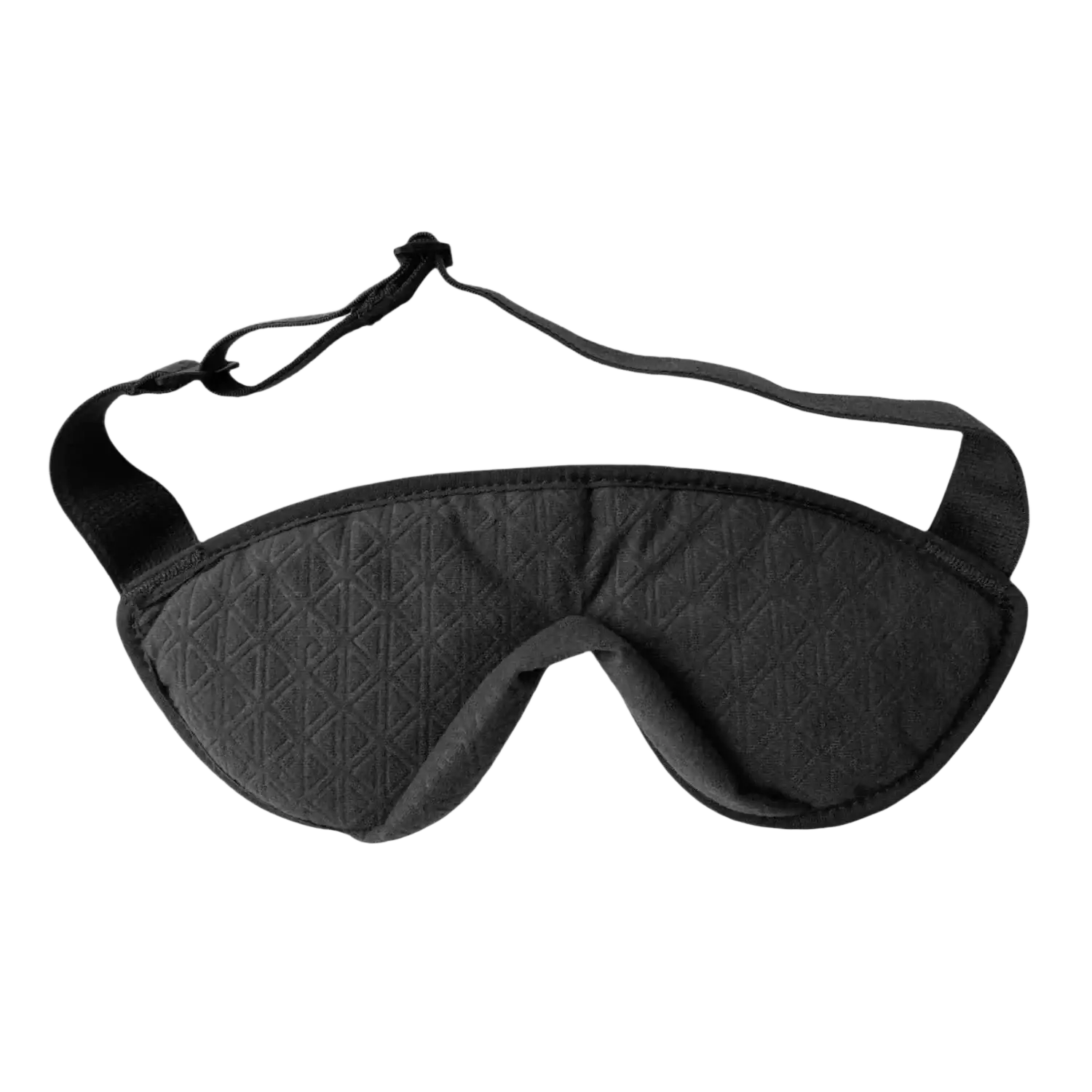 Eagle Creek Sandman Sleep Mask in black, back view