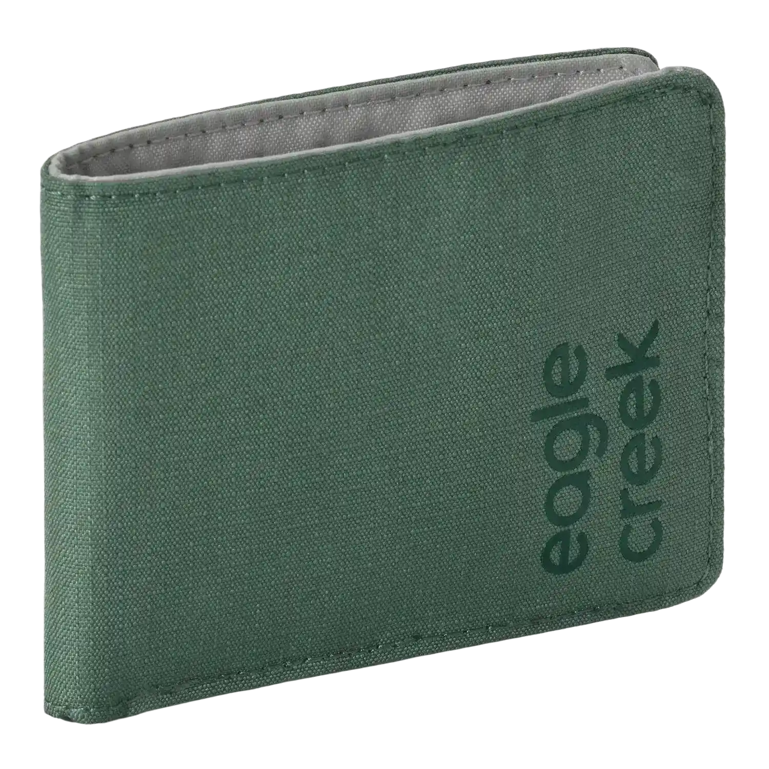 Eagle Creek Stash RFID Bifold Wallet in grass green, front view