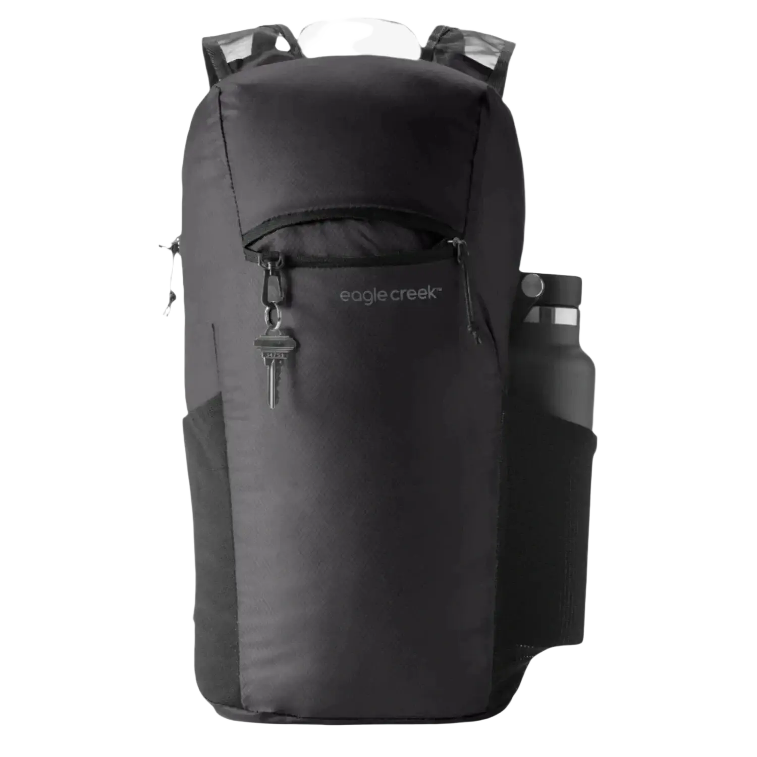 Eagle Creek Packable Backpack in black, front view