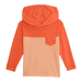 Free Fly Toddler Bamboo Shade Hoodie in flamingo & coral peach, flat front view