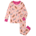 Hatley Kid's Cotton Pajama Set in little kitties, flat front