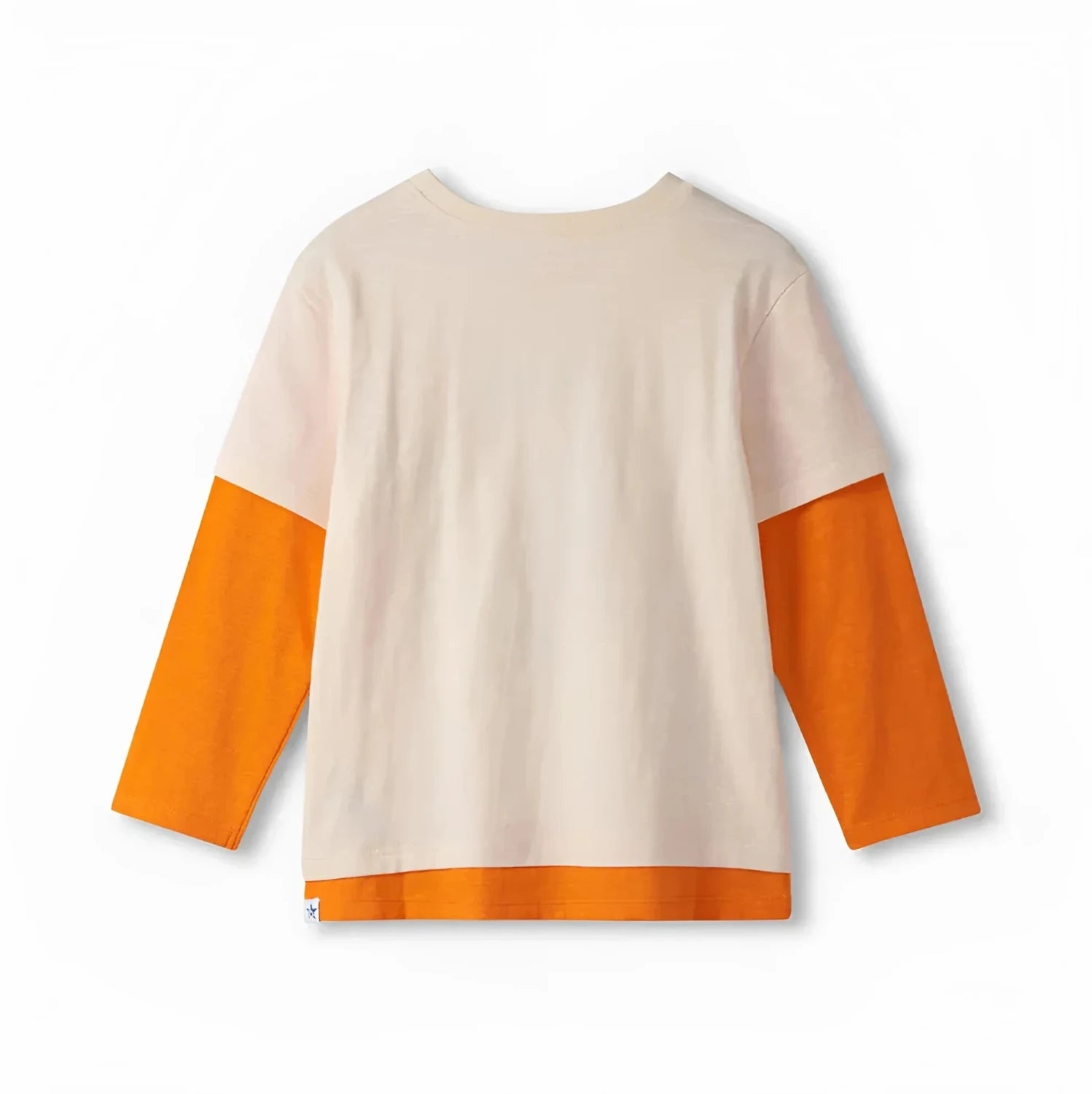 Hatley Boy's Football Fooler Long Sleeve T-Shirt, flat back view