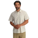 Free Fly Men's Harbor Short Sleeve Shirt, model front view