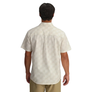 Free Fly Men's Harbor Short Sleeve Shirt, model back view