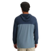 Free Fly Men's Bamboo Hybrid Hoodie, model back view