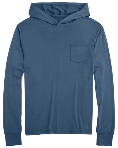 Free Fly Kid's Bamboo Shade Hoody, pacific blue