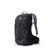 Gregory Men's Miko 25L shown in Optic Black. Front view.