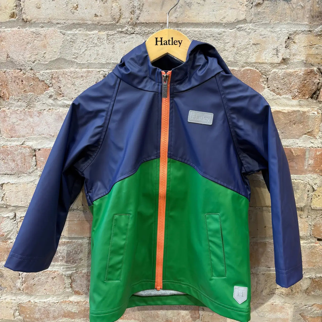 Hatley Kid's Raglan Rain Jacket, front view