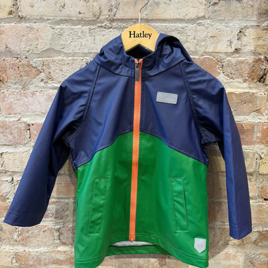 Hatley Kid's Raglan Rain Jacket, front view