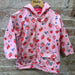 Hatley Kid's Snap Rain Coat, front view pink berries