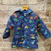 Hatley Kid's Snap Rain Coat, front view blue dinos