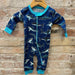 Hatley Baby Cotton Coverall, front view blue sharks