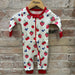 Hatley Baby Cotton Coverall, front view berries