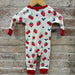 Hatley Baby Cotton Coverall, back view berries