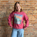 Tentree Women's Washed Lakeshore Relaxed Crew, model front view